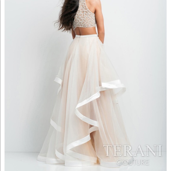 Charming prom Terani 2 pc ensemble. - Picture 2 of 4